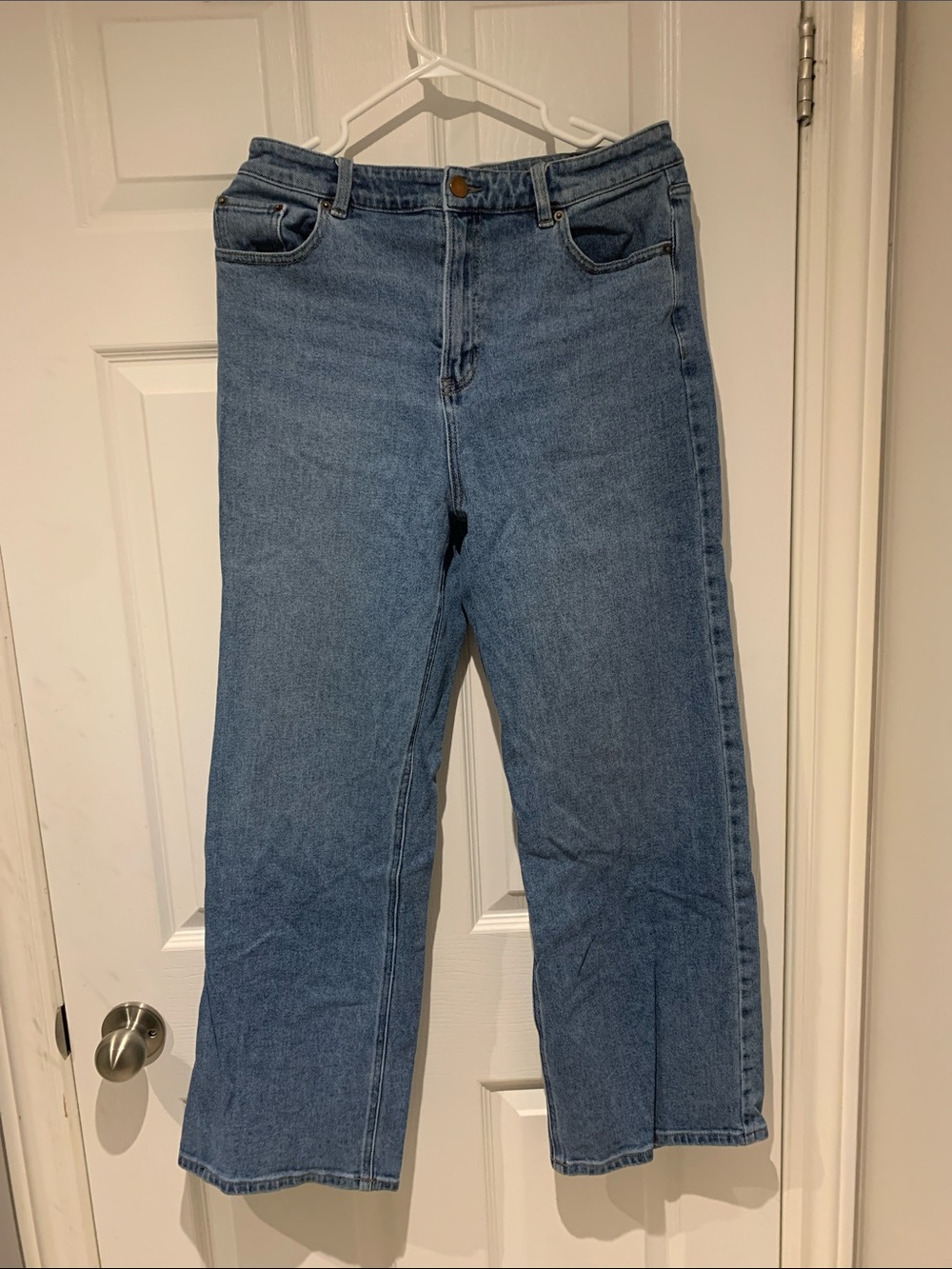 Light Blue Wide Leg Women's Jeans